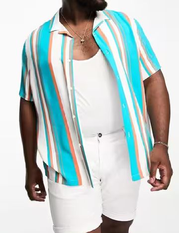 Camasa Asos Plus Size Men, mix culori