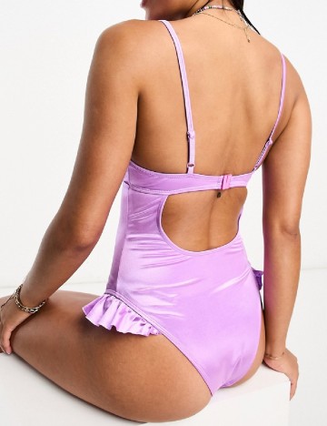 Costum de baie ASOS, mov