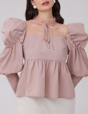 Bluza SHEIN, roz pal