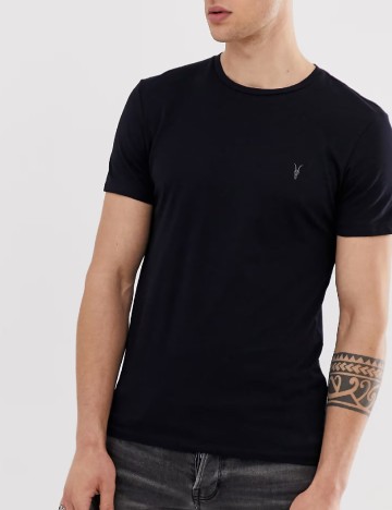 Tricou ALLSAINTS, bleumarin inchis