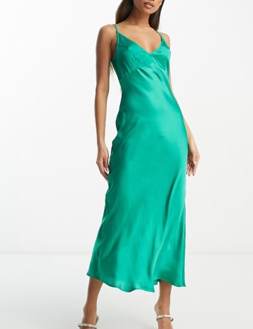 Rochie lunga ASOS, verde