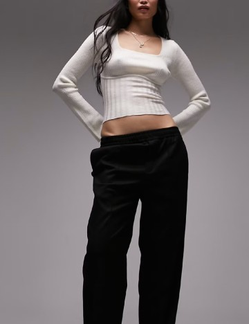 Bluza Top Shop, ecru