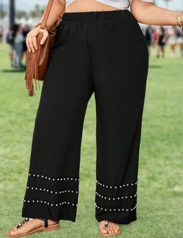 Pantaloni SHEIN CURVE, negru