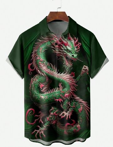 Camasa SHEIN, verde