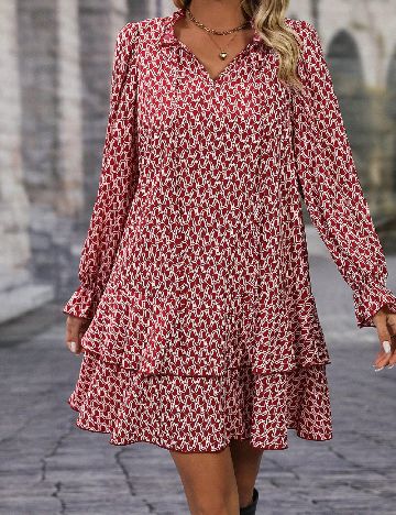 Rochie scurta SHEIN, rosu