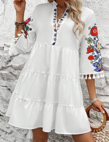 Rochie scurta SHEIN, alb