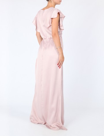 Rochie lunga TFNC London, roz pudra inchis