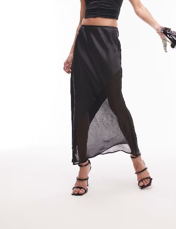 Fusta Top Shop, negru