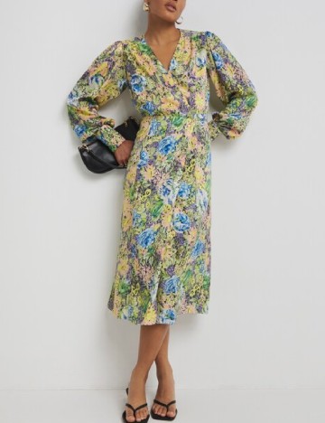 Rochie medie Hope & Ivy, mix culori