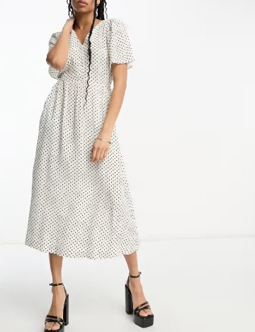 Rochie medie & other stories, alb