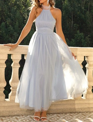 Rochie lunga SHEIN, blue