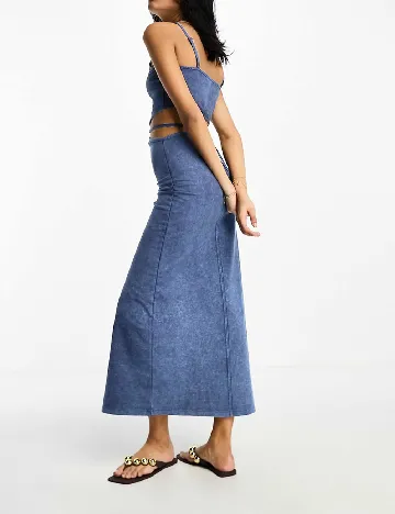 Rochie medie ASOS, albastru Albastru