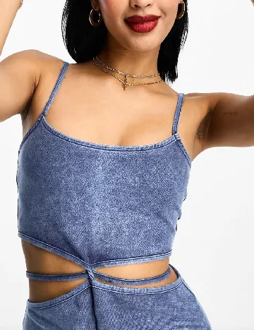 Rochie medie ASOS, albastru Albastru