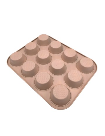 Tava pentru briose Green Chef, roz