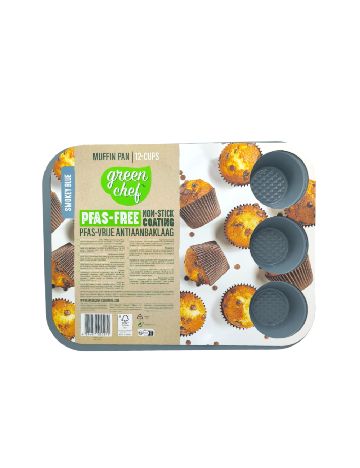Tava pentru briose Green Chef, gri