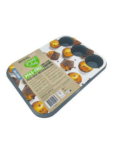 Tava pentru briose Green Chef, gri