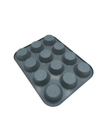 Tava pentru briose Green Chef, gri Gri
