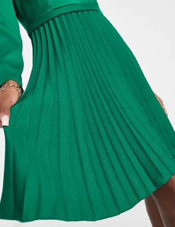 Rochie scurta Closet London, verde Verde