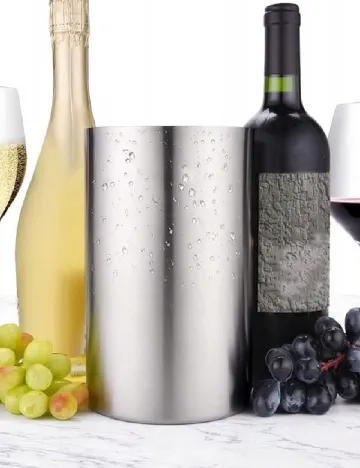 Frapiera pentru vin cu perete dublu Zd Trading, argintiu Gri
