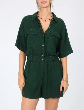 Salopeta Abercrombie&Fitch, verde Verde