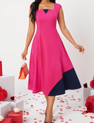 Rochie medie SHEIN, roz