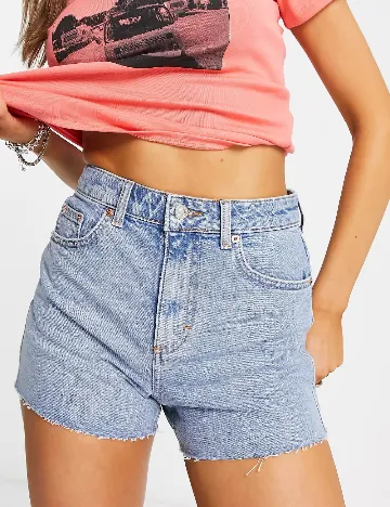 Pantaloni scurti Top Shop, albastru Albastru