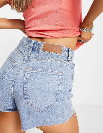 Pantaloni scurti Top Shop, albastru Albastru