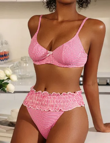 Costum de baie SHEIN, roz Roz