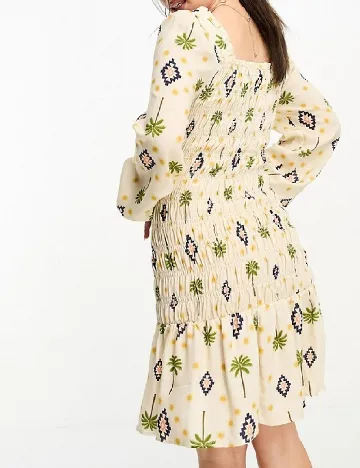 Rochie scurta Never Fully Dressed, crem Crem