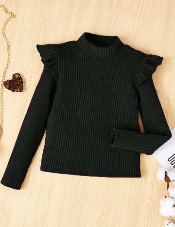 Bluza Shein Kids, negru