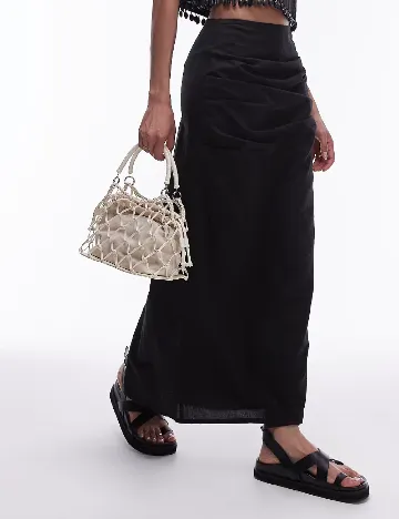 Fusta Top Shop, negru Negru