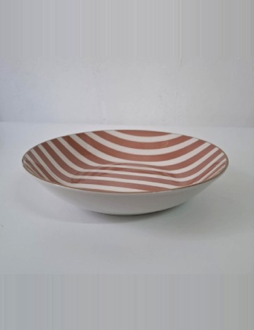 Set farfurii 6 bucati KAPIMEX, roz/alb