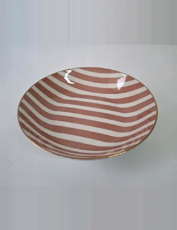 Set farfurii 6 bucati KAPIMEX, roz/alb Roz