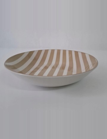 Set farfurii 6 bucati KAPIMEX, bej/alb