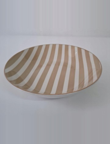 Set farfurii 6 bucati KAPIMEX, bej/alb