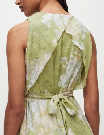 Rochie medie ALLSAINTS, verde
