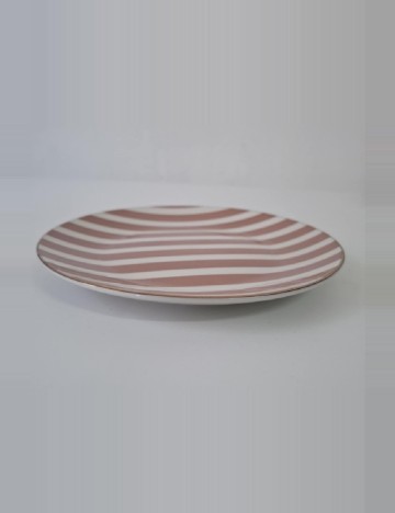 Set farfurii 6 bucati KAPIMEX, roz/alb