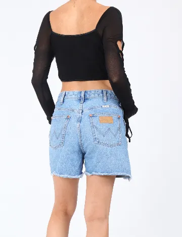 Top SHEIN, negru Negru