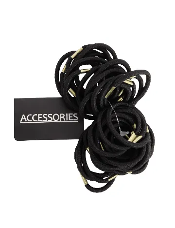 Set elastice de par ACTION, negru Negru