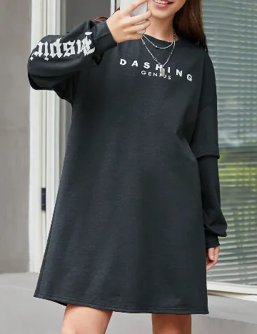 Rochie Shein Kids, gri Gri