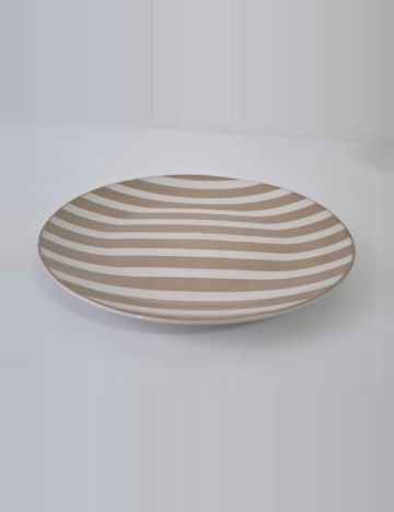 Set farfurii 6 bucati KAPIMEX, bej/alb