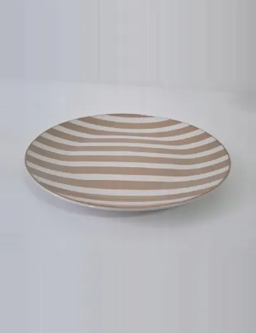 Set farfurii 6 bucati KAPIMEX, bej/alb Crem