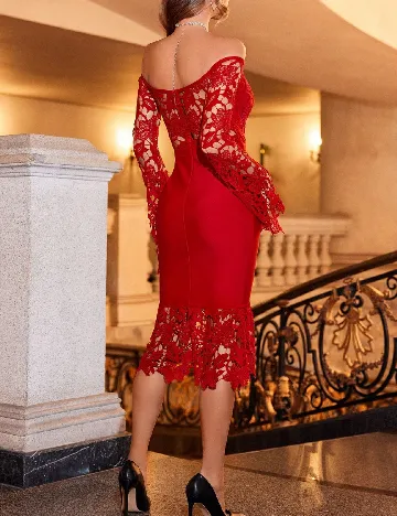 Rochie medie SHEIN, rosu Rosu