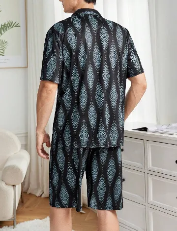 Pijama SHEIN, negru Negru
