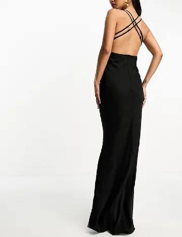 Rochie lunga ASOS, negru Negru