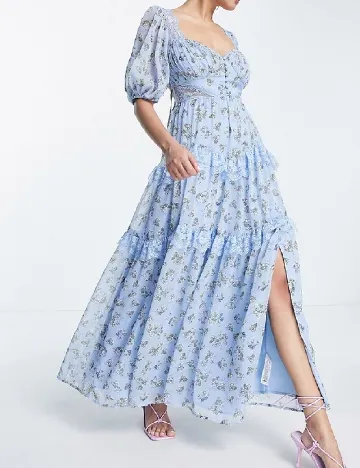 Rochie lunga Asos Maternity, albastru Albastru
