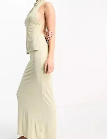 Fusta Pull&Bear, verde Verde