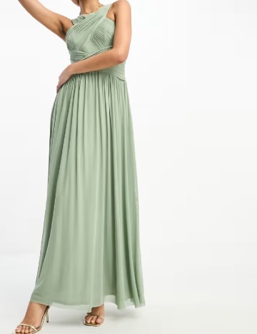 Rochie lunga Little Mistress, verde