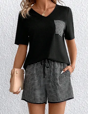 Compleu SHEIN, negru Negru