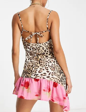 Rochie scurta AsYou, animal print Animal print